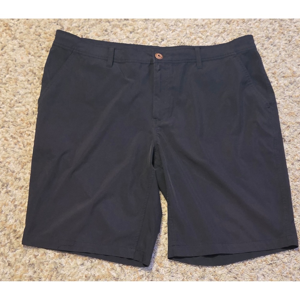 Coolkeep Stretch Performance Chino Shorts Men's Size 40 Black